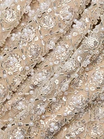Allegra Sequin V-Neck Sleeveless Gown