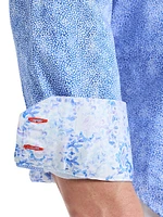 Kefalonia Printed Stretch-Cotton Shirt