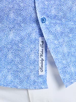 Kefalonia Printed Stretch-Cotton Shirt