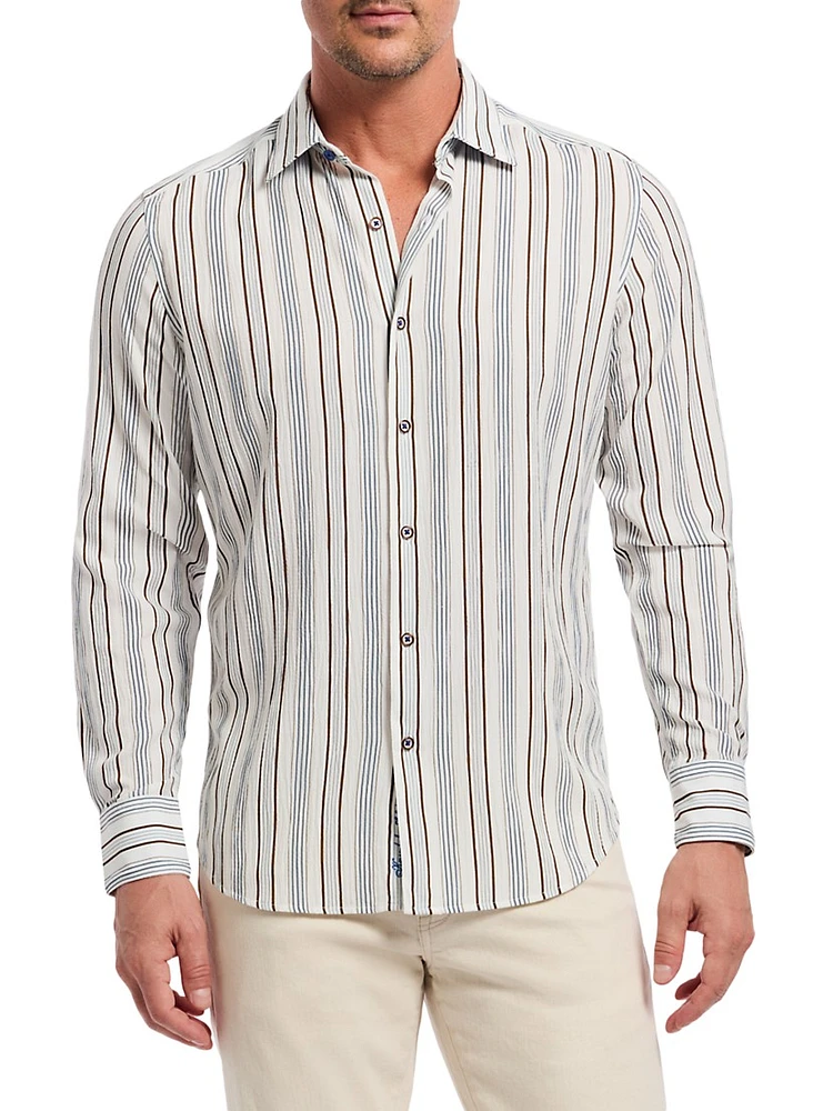 Stamford Striped Woven Shirt