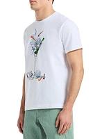 On The Green Graphic Cotton T-Shirt