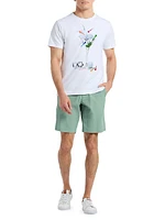 On The Green Graphic Cotton T-Shirt