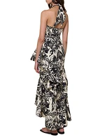 The Comeback Floral Cut-Out Maxi Dress