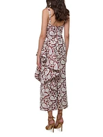 Galena Flamero Rhythm Paisley Jacquard Maxi Dress