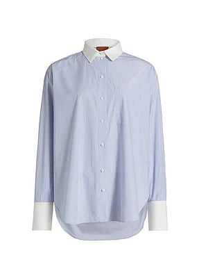 Crosby Stripe Cotton Shirt