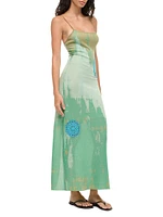 Venus Abstract-Print Dress