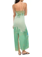 Venus Abstract-Print Dress