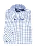 Luxury Checked Cotton Poplin Shirt