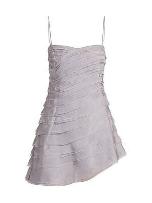Yealana Asymmetrical Minidress
