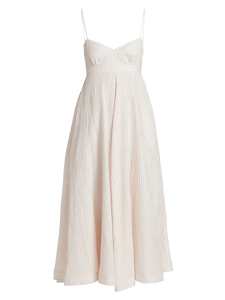 Jill Textured Midi-Dress