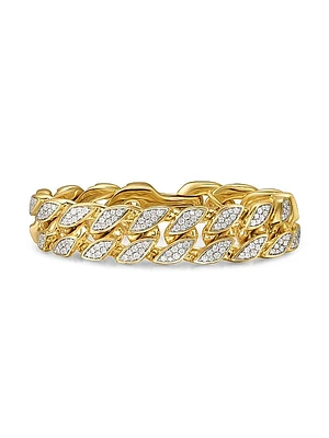 Curb Chain Bracelet in 18K Yellow Gold