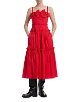 Rach Rosette Cotton Midi-Dress