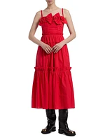 Rach Rosette Cotton Midi-Dress