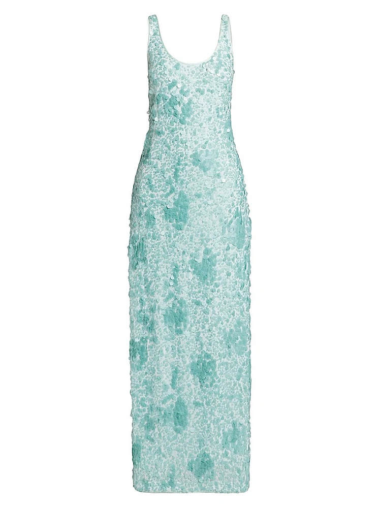 Bex Paillette Tank Maxi Dress