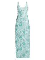 Bex Paillette Tank Maxi Dress