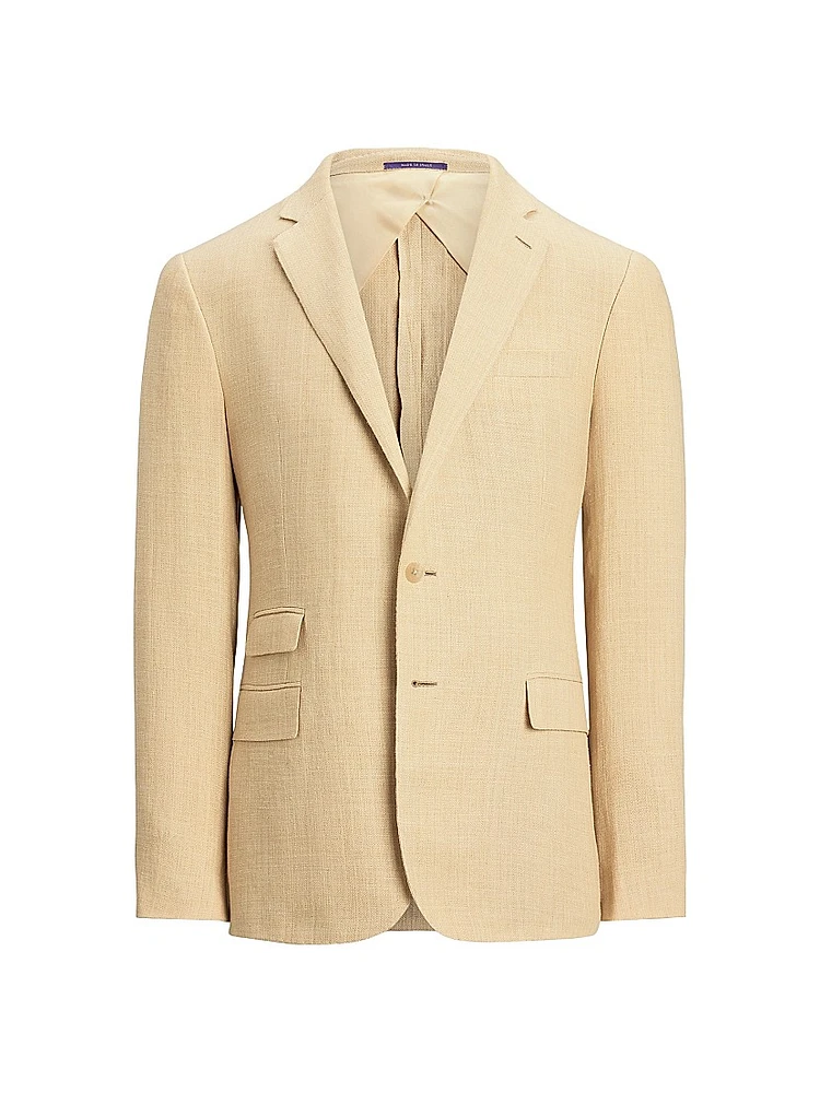 Kent Hand-Tailored Linen-Silk Jacket