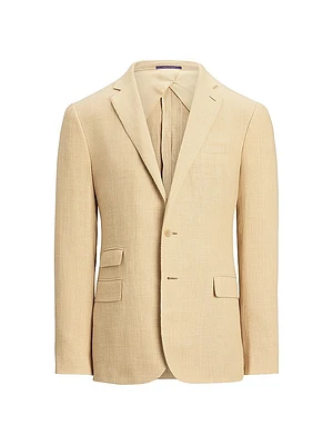 Kent Hand-Tailored Linen-Silk Jacket
