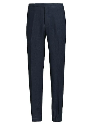 Gregory Hand-Tailored Linen Suit Trousers
