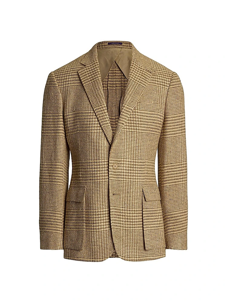 Kent Hand-Tailored Glen Plaid Sportcoat