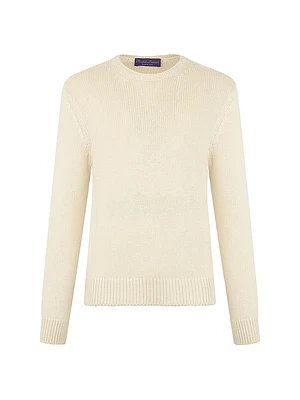 Cashmere-Blend Crewneck Sweater