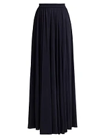 Serena Silk Jersey Maxi Skirt