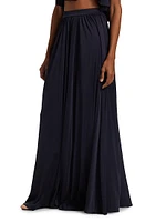 Serena Silk Jersey Maxi Skirt