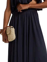 Serena Silk Jersey Maxi Skirt