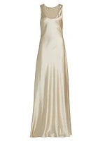 Margot Silk Bias Cut Maxi Dress