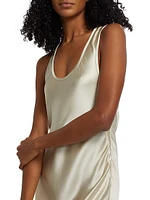 Margot Silk Bias Cut Maxi Dress