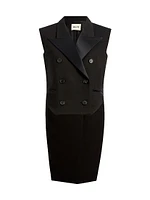 Orville High-Low Hem Double-Breasted Vest