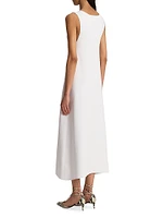 Keran V-Neck Midi-Dress