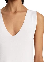 Keran V-Neck Midi-Dress