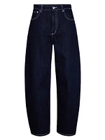 Marbel Mid Rise Barrel Jeans