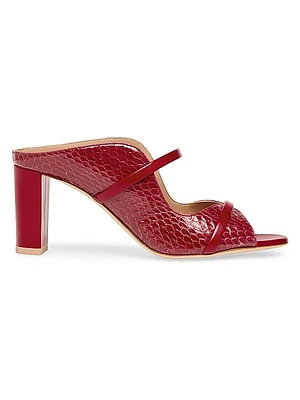 Norah 70MM Leather Block Heel Sandals
