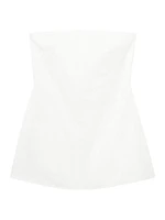 Poplin Bustier Top