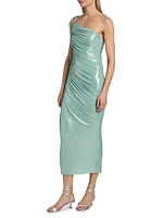 Mona One-Shoulder Midi Dress