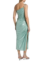 Mona One-Shoulder Midi Dress