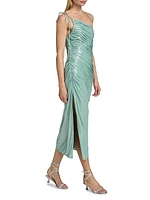Mona One-Shoulder Midi Dress