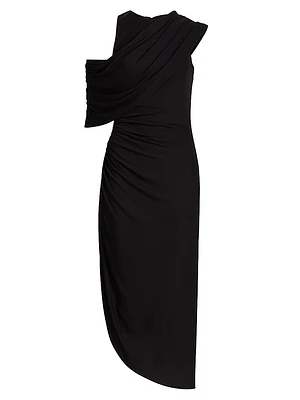 Gabrielle Matte Jersey Cocktail Dress