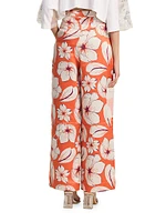 Cargo Pocket Floral Trousers