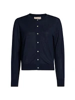 Silk-Blend Cardigan