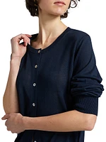 Silk-Blend Cardigan