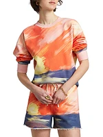 Sunset Print Sweatshirt