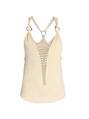 Sakina Lace-Up Tank