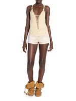 Sakina Lace-Up Tank