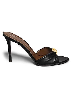 Clandestino 90MM Leather Mules