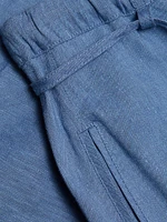 Magnus Linen-Blend Slub Pants