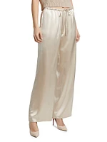Kauai Silk Wide-Leg Pants