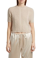 Cable-Knit Cashmere Sweater