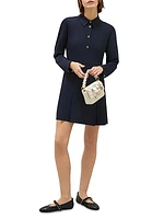 Sport Aquila Crepe Peplum Minidress